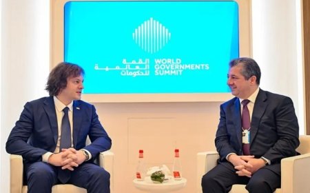 Başbakan Mesrur Barzani, Gürcistan Başbakanı ile görüştü