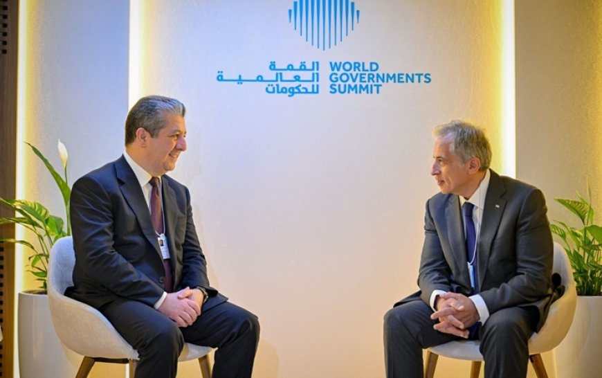 Başbakan Mesrur Barzani, Dubai’de Ürdün Başbakanı Cafer Hessan ile görüştü