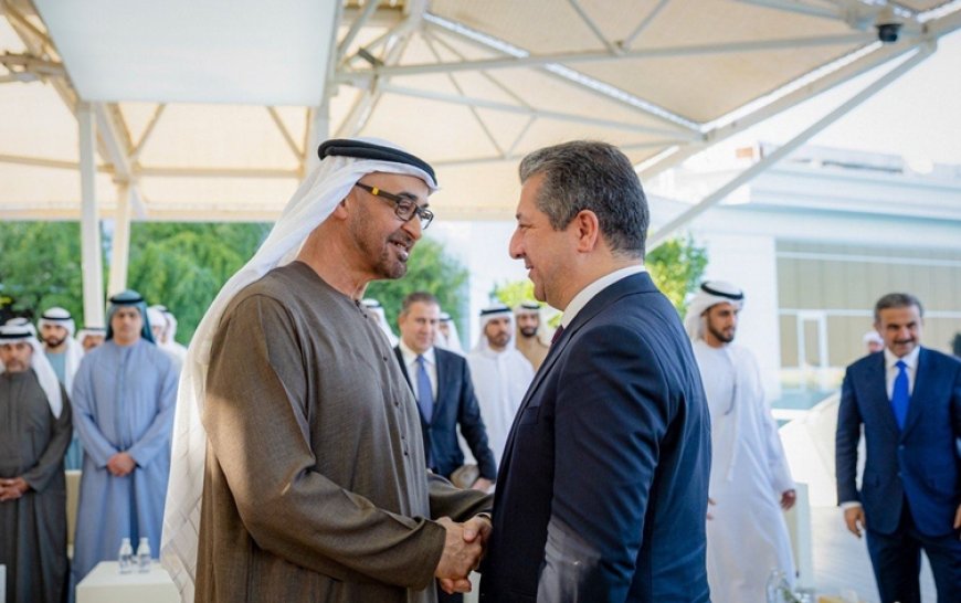 Başbakan Mesrur Barzani, BAE Devlet Başkanı ile görüştü