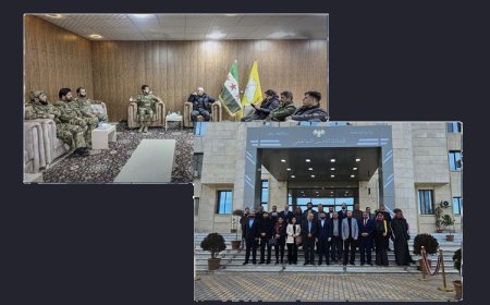 Suriye Savunma Bakanlığı’ndan bir heyet Haseke'de, Kobani yönetimi Halep'te