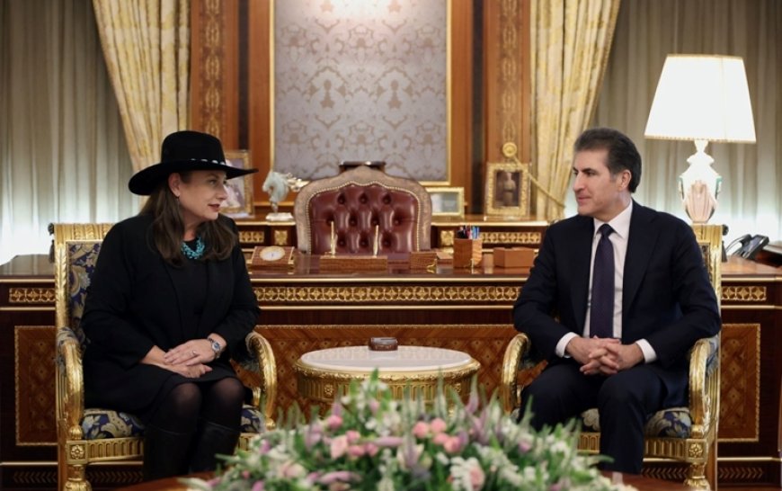Başkan Neçirvan Barzani, ABD'nin Erbil Başkonsolosunu kabul etti