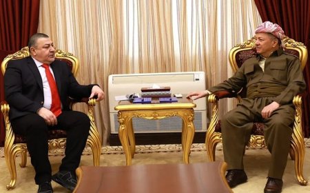 Başkan Barzani Irak Ulusal Kongre Partisi Genel Sekreteri Aras Habib'i kabul etti