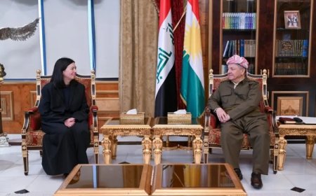 Başkan Barzani, Victoria Taylor'ı kabul etti