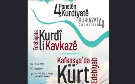 Van'da 'Kafkasya’da Kürt Edebiyatı’ paneli düzenlenecek