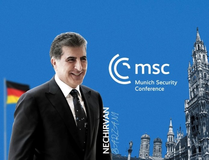 Başkan Neçirvan Barzani Münih Güvenlik Konferansı için Almanya’da