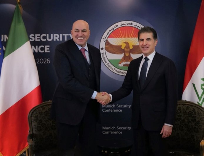 Başkan Neçirvan Barzani ile görüşen İtalya Savunma Bakanı Crosetto’dan Peşmerge’ye teşekkür