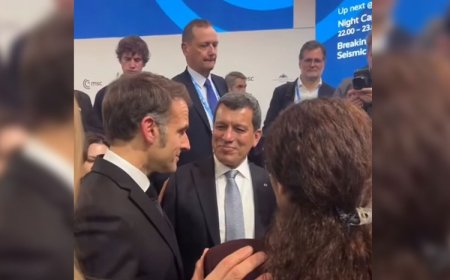 Mazlum Abdi ve İlham Ahmed, Fransa Cumhurbaşkanı Macron ile görüştü