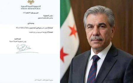 Nureddin İsa Ahmed resmen Haseke Valisi olarak atandı