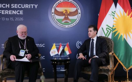 Neçirvan Barzani ve Vatikan Dışişleri Bakanı, birlikte yaşam ve bileşenlerin durumunu ele aldı