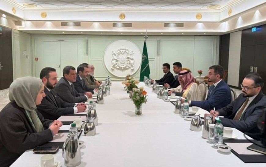 Mazlum Abdi ve Şeybani, Suudi Dışişleri Bakanı ile bir araya geldi