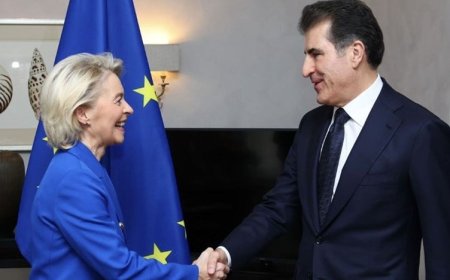 Von der Leyen’den Neçirvan Barzani’ye ‘Suriye’ teşekkürü