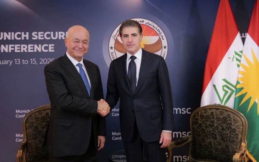 Neçirvan Barzani ile Berhem Salih bir araya geldi