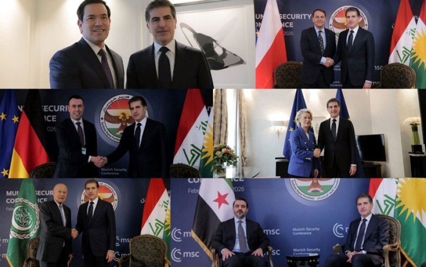 Münih’te diplomasi trafiği: Neçirvan Barzani dünya liderleri ile görüştü