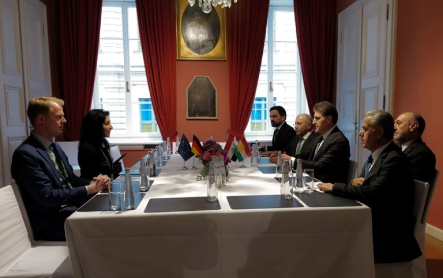 Başkan Neçirvan Barzani, Almanya Ekonomi ve Enerji Bakanı ile görüştü