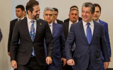 Başbakan Mesrur Barzani ve Kubad Talabani yeni kabine için bir araya geldi