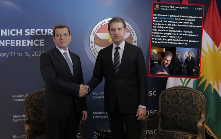 Mazlum Abdi’den Neçirvan Barzani ile görüşmesine ilişkin açıklama