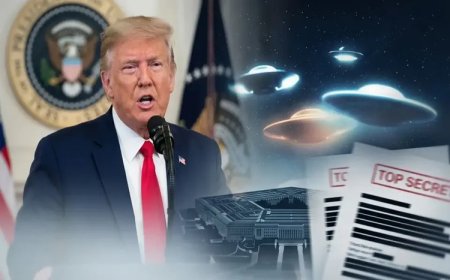 Trump, UFO belgelerinin erişime açılacağını duyurdu