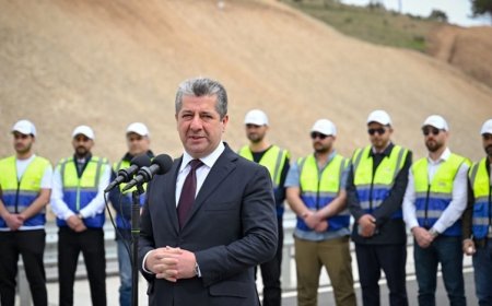 Başbakan Mesrur Barzani, Erbil-Gomespan yolunu hizmete açtı