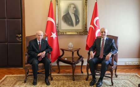 Kurtulmuş'tan Bahçeli'ye 'tarihi rapor' ziyareti: ‘Meclis üzerine düşeni yaptı’