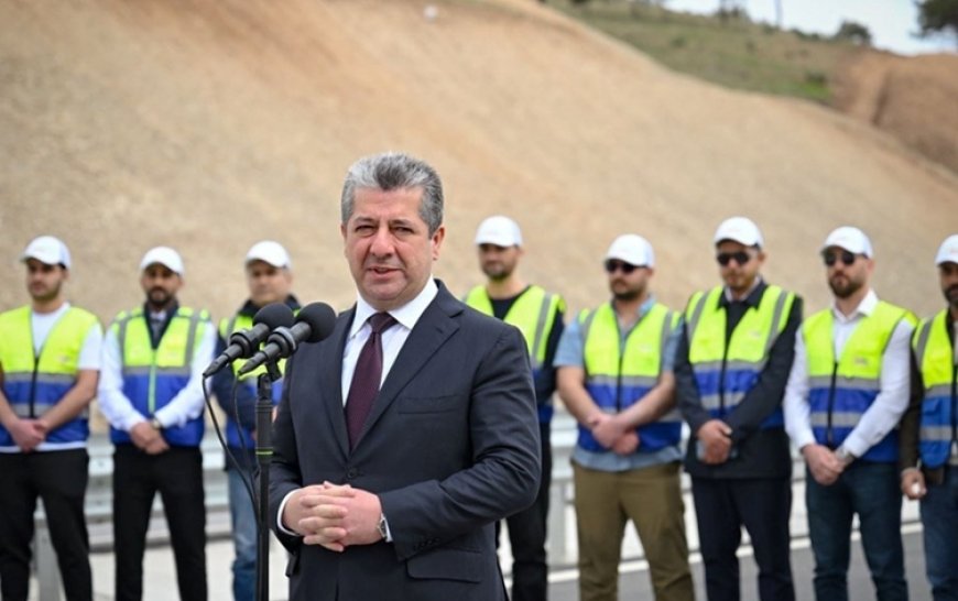 Başbakan Mesrur Barzani, Erbil-Gomespan yolunu hizmete açtı