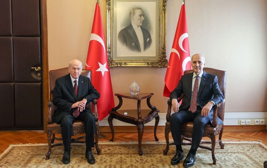 Kurtulmuş'tan Bahçeli'ye 'tarihi rapor' ziyareti: ‘Meclis üzerine düşeni yaptı’
