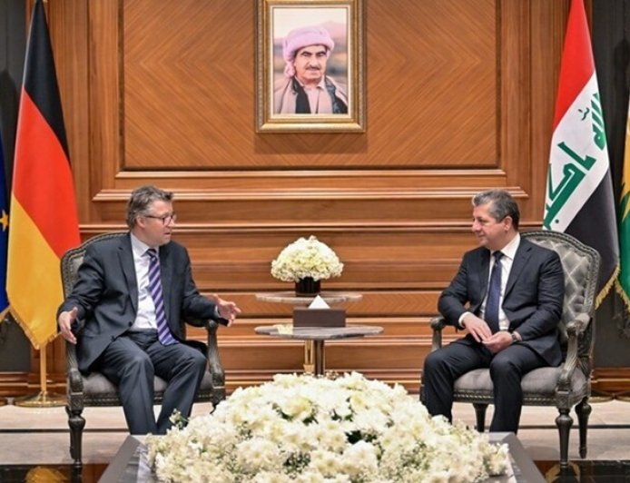 Başbakan Mesrur Barzani ile Alman heyeti Irak ve Suriye’deki IŞİD tehdidini görüştü