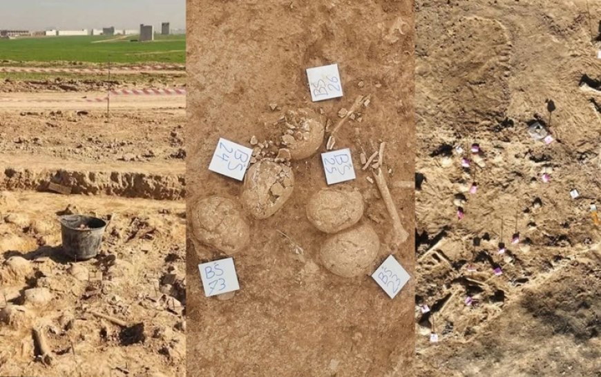 Erbil’de altyapı kazısında tarihi keşif: 1400 yıllık toplu mezardan 100’ü aşkın kafatası çıktı