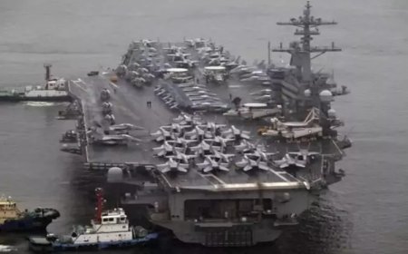 ABD’nin en büyük uçak gemisi İsrail kıyılarına ulaştı