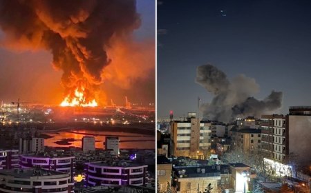 ABD ve İsrail Tahran'ı yoğun bombardımanla vuruyor