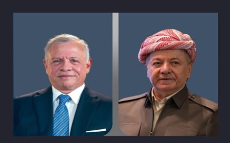 Başkan Barzani, Ürdün Kralı 2. Abdullah ile görüştü: Sorunlar diyalogla çözülmeli