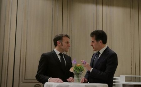 Macron, Başkan Neçirvan Barzani ile görüştü: Bölgesel çatışmalar masada