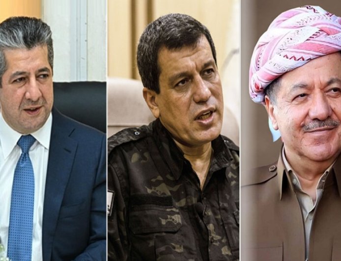 Mazlum Abdi, Başkan Barzani ve Başbakan Mesrur Barzani ile görüştü: Gündem ‘dayanışma’
