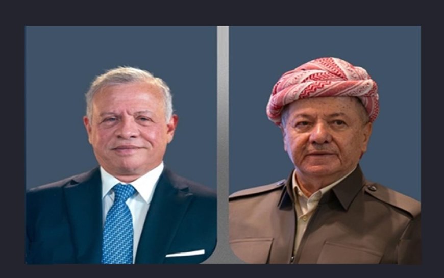 Başkan Barzani, Ürdün Kralı 2. Abdullah ile görüştü: Sorunlar diyalogla çözülmeli