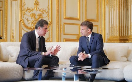 Neçirvan Barzani ve Macron’dan kritik görüşme: Savaşın tırmanmasından endişeliyiz