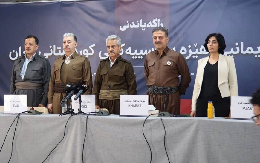 'Doğu Kürdistan İttifakı 6 maddelik bildiriyi yayınladı'