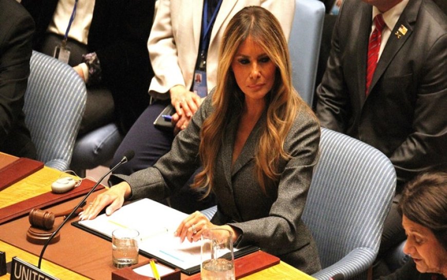 Trump'ın eşi Melania Trump, BM Güvenlik Konseyi oturumuna başkanlık etti