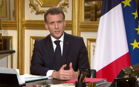 Macron: Ortadoğu'daki Kürt müttefiklerimize karşı taahhütlerimize bağlıyız
