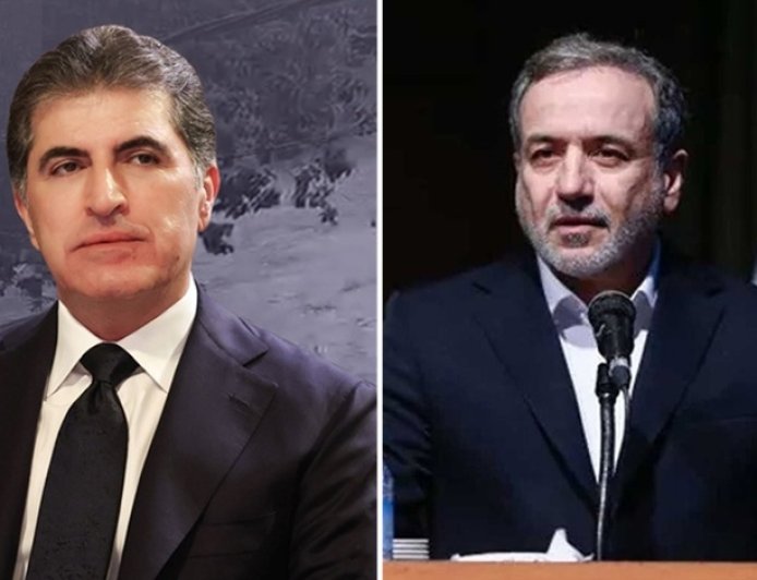 Neçirvan Barzani ile İran Dışişleri Bakanı Erakçi arasında görüşme