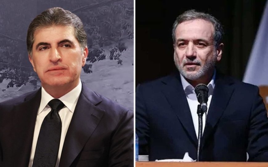 Neçirvan Barzani ile İran Dışişleri Bakanı Erakçi arasında görüşme