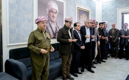 Başkan Barzani, eski Peşmerge Said Halil Hoşewi'nin taziyesine katıldı