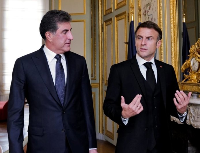 Neçirvan Barzani ile Macron telefonda görüştü: 'Uluslararası çabalar yoğunlaşmalı'