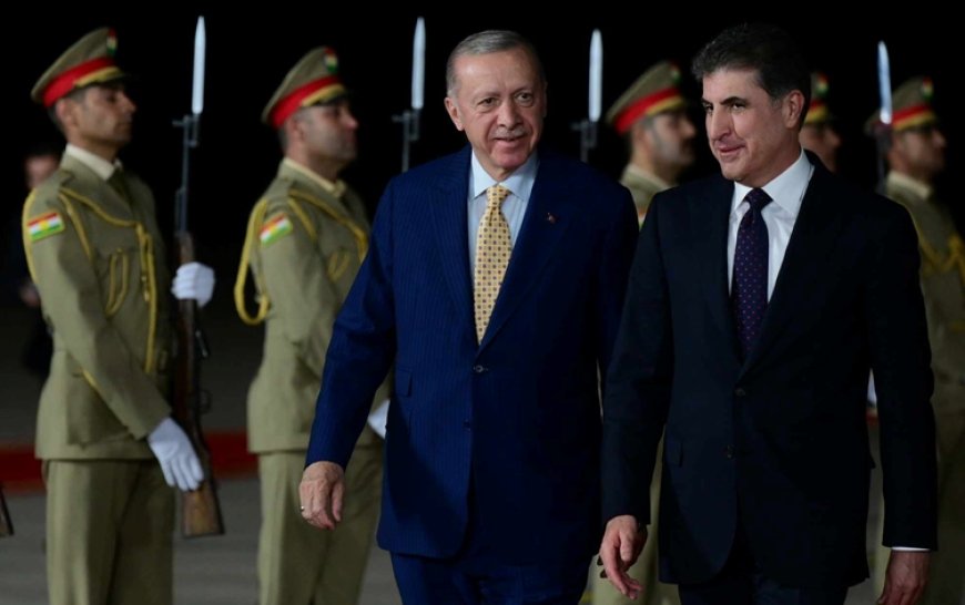 Başkan Neçirvan Barzani, Türkiye Cumhurbaşkanı Erdoğan ile görüştü