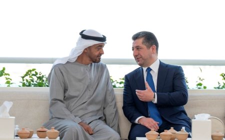 Başbakan Mesrur Barzani ile BAE Devlet Başkanı Al Nahyan telefonda görüştü