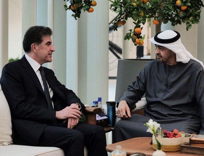 Neçirvan Barzani ile Al Nahyan görüşmesinde ‘Kürdistan’ın istikrarına destek sürecek’ mesajı