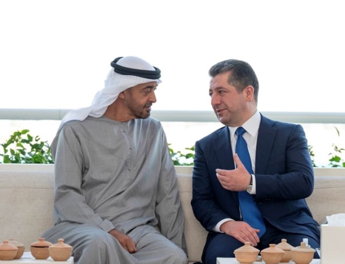 Başbakan Mesrur Barzani ile BAE Devlet Başkanı Al Nahyan telefonda görüştü
