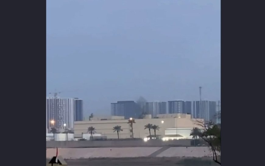 Bağdat’ta ABD Büyükelçiliği’ne saldırı: Kompleksten dumanlar yükseliyor