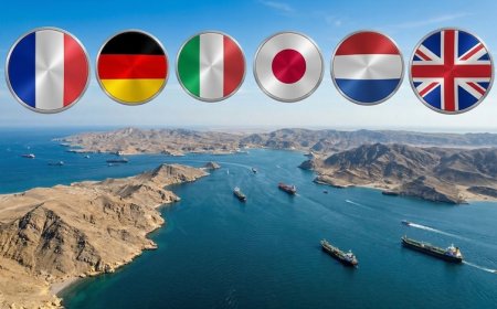 Altı ülkeden Hürmüz Boğazı'na yönelik ortak açıklama