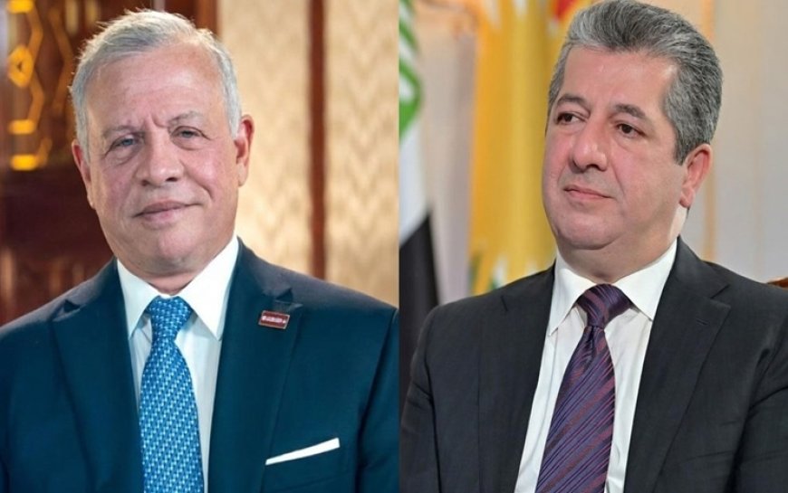 Başbakan Barzani ve Ürdün Kralı, bölgedeki durumu görüştü