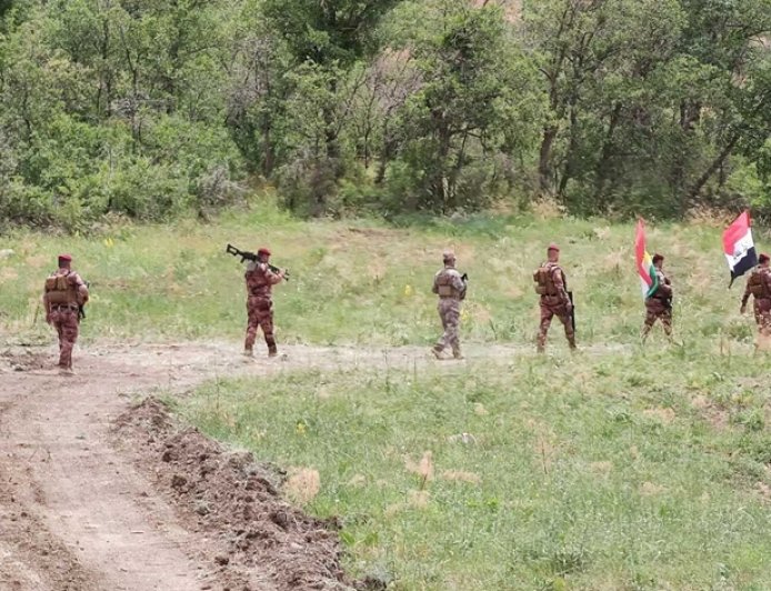 Irak Sınır Muhafızları'ndan Süleymaniye ve Halepçe sınırına takviye güç