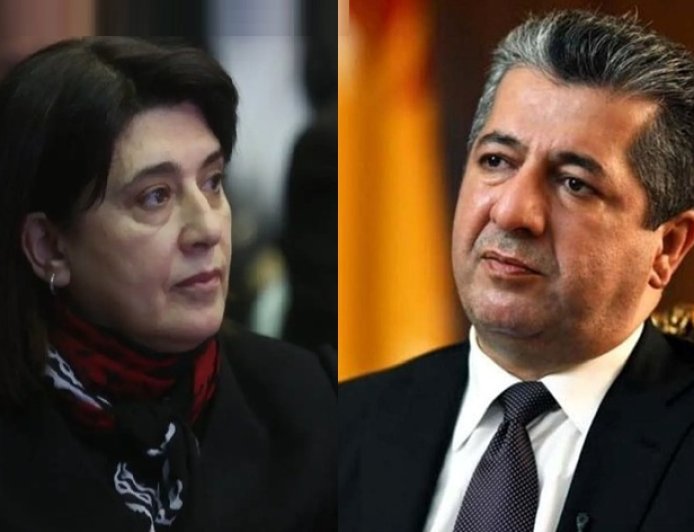 Leyla Zana’dan Mesrur Barzani’ye taziye mesajı: Şehit Peşmergeler hepimizin ortak acısıdır
